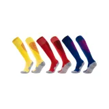 Носки для футбола с длинным голенищем, упаковка из 3 пар (желтый/красный/цветной синий)