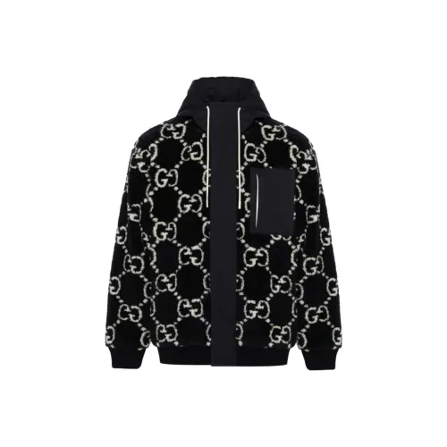 GUCCI SS24 Куртки и Пальто Мужской Темно-синий