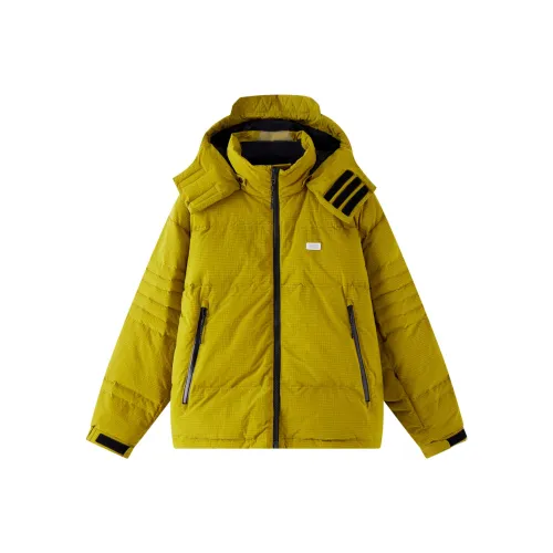 LNG Горчичный зеленый Унисекс Пуховые куртки