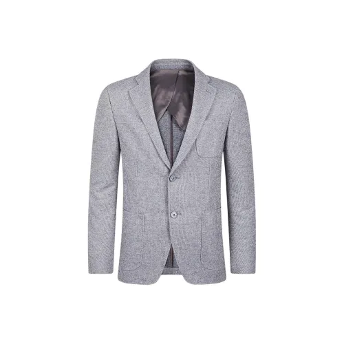 SEPTWOLVES Бизнес-костюм мужской Фотиния серый