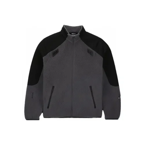 Nike x NOCTA Бархат Feel Пальто Азиатская версия Унисекс Черный