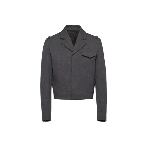 PRADA Серый Мужской Куртки