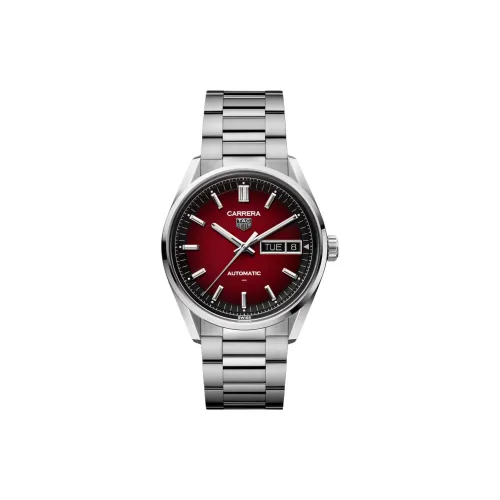 TAG Heuer Carrera Collection Автоматический Механический Механизм Мужские Часы Часы 41 мм Красный Циферблат