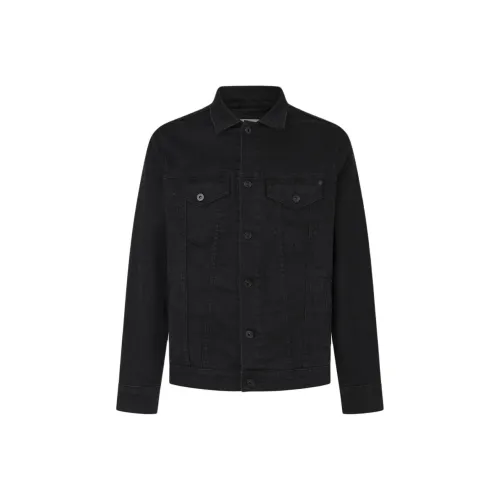 Pepe Jeans Черные Мужские Джинсовые Куртки