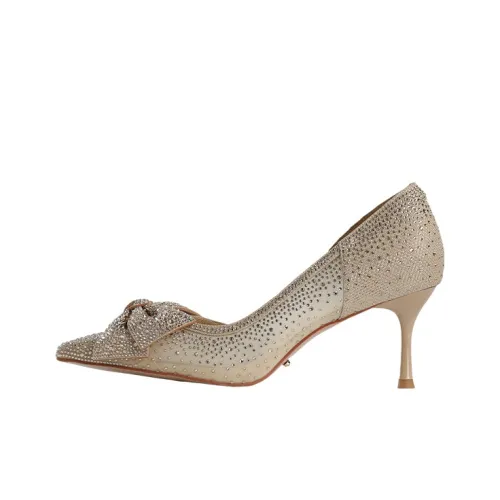 TIHOO Узкий каблук Высокие каблуки Женские Золото