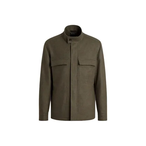 Zzegna Куртки и Пальто Мужской Смешанный Армейский Зеленый