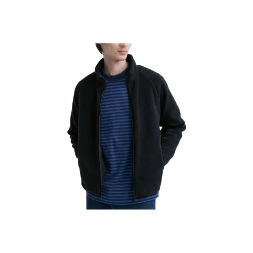 UNIQLO Черный 09 Унисекс Бархатные куртки