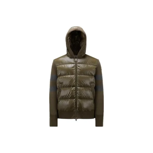 Moncler Пуховик Мужской Зеленый