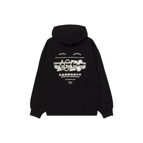 Carhartt WIP FW24 С капюшоном Runaway Sweat Куртка Унисекс Черный