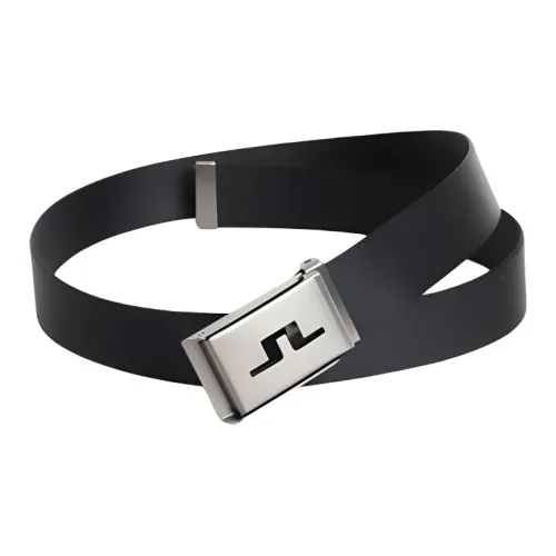 J.Lindeberg Полиэстер Ремень Унисекс Черный Ширина 4CM