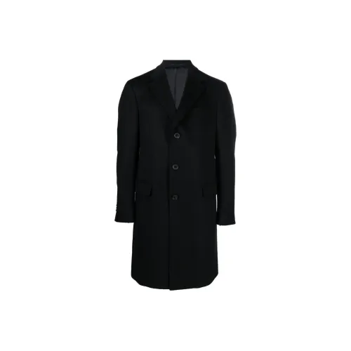 Ferragamo Черное Мужское Пальто