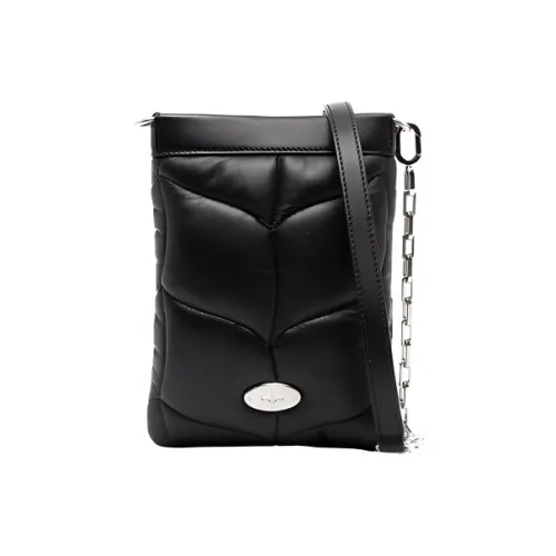 Mulberry Кожа Одно плечо Через плечо Чехол для телефона Мужской Черный