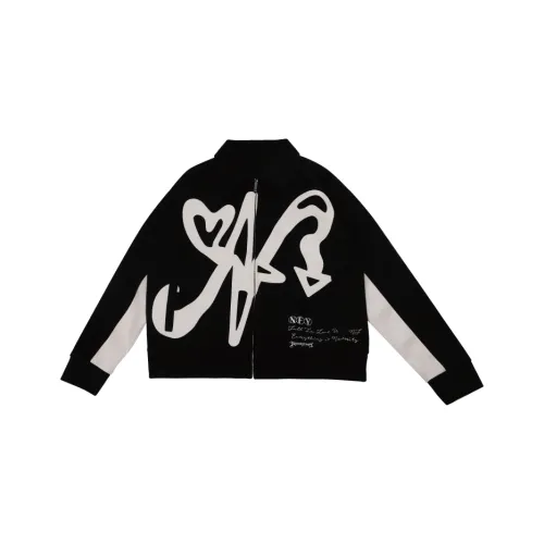 Necessity Finery Черная унисекс куртка