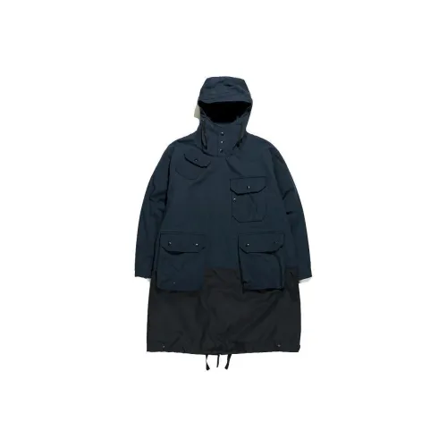 Сотрудничество Engineered Garments Морской синий Мужское пальто