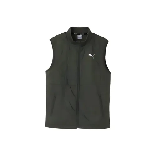 PUMA RUN CLOUDSPUN Жилет Мужской Темно-оливковый