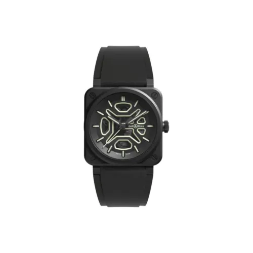 Bell & Ross Автоматические механические мужские часы 41 мм с открытым механизмом