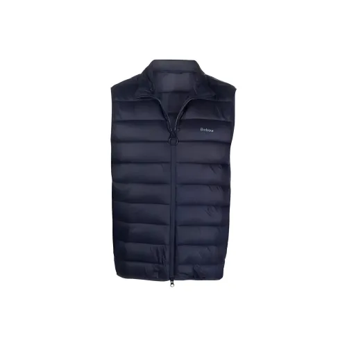 BARBOUR Темно-синий синий мужской пуховый жилет