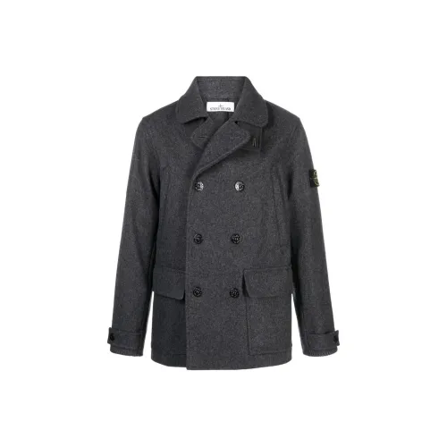 Stone Island Серый Мужской Куртки