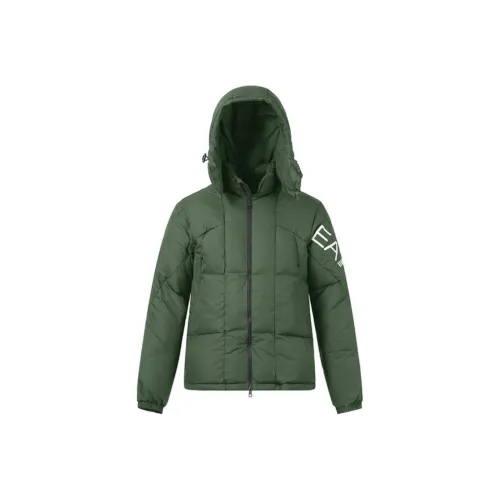 EMPORIO ARMANI FW2 Хлопковый пуховик Мужской Темно-зеленый