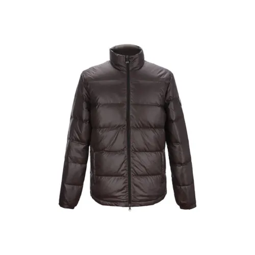 EMPORIO ARMANI Умеренный пуховик мужской черный