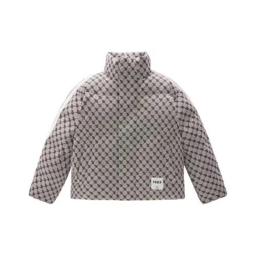 PEACEBIRD MEN All Things Shine Monogram Белый Унисекс Пуховики