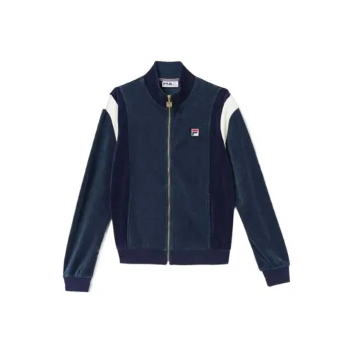 FILA Floyd Куртки Пальто Мужской Темно-синий Зеленый Морской синий Белая цапля