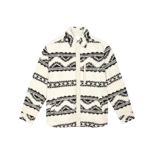 ISABEL MARANT Белый Мужской Бархатные Куртки