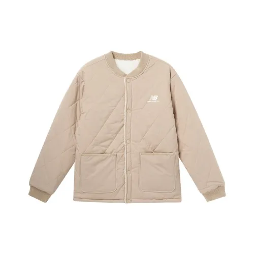 New Balance Хлопковый пуховик Мужской Бежевый