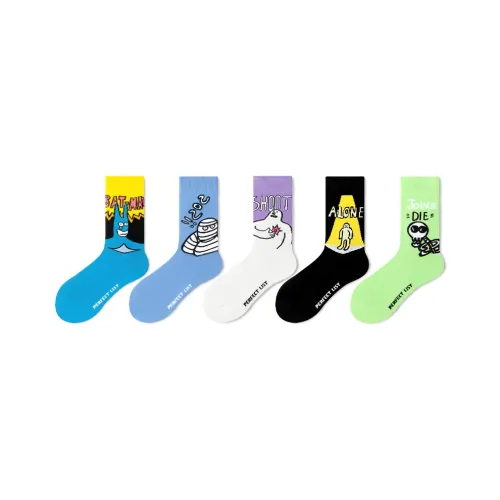 PL Носки Crew Унисекс 5 пар смешанные цвета