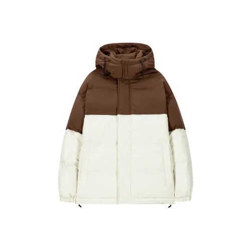 HOLDFREE Экрю Унисекс Объемные куртки (пуфы)