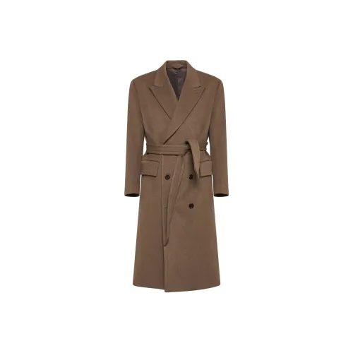 LARDINI Мужское пальто коричневого цвета