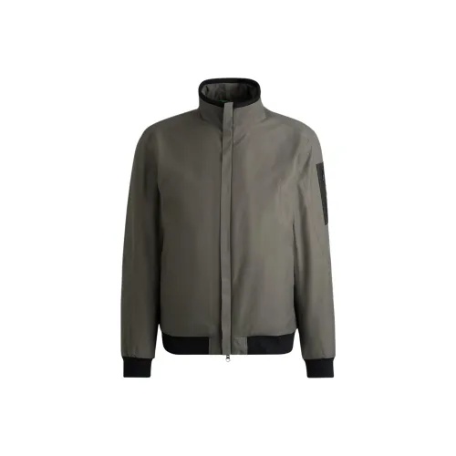 Hugo Boss Серый Зеленый Мужской Куртки