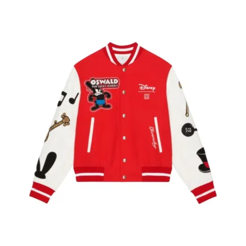 Givenchy x Disney Бейсбольная куртка Мужская Красная