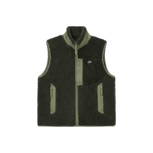 LACOSTE Жилет Мужской Темно-зеленый Хаки зеленый