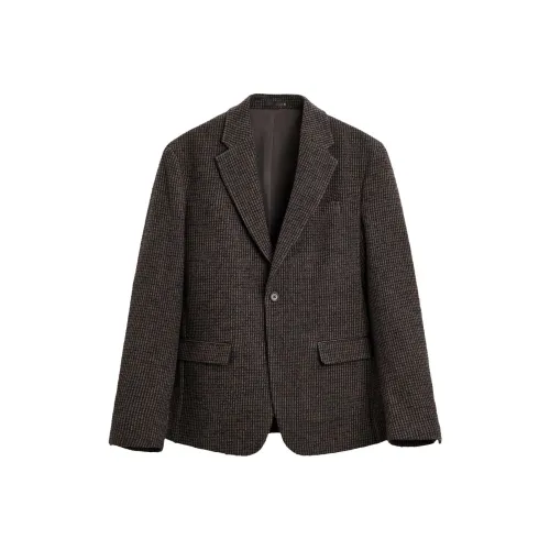 ZARA Бизнес-костюм мужской коричневый синий