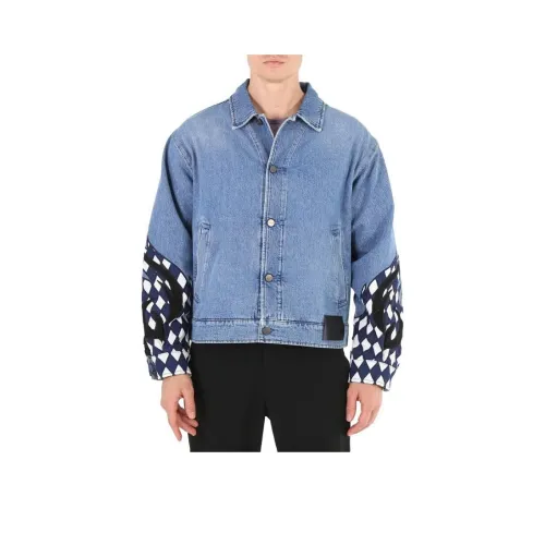 Roberto Cavalli Denim Jacket Men's Blue