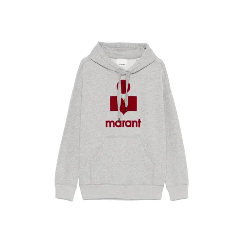 ISABEL MARANT SS25 Толстовка Мужской Светло-Серый