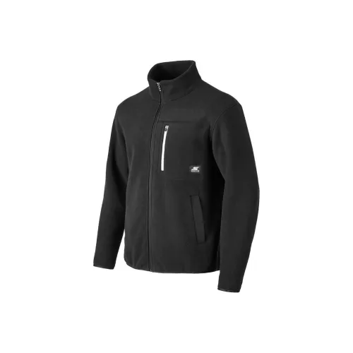Skechers Velvet Feel Куртка Мужская Угольный Черный