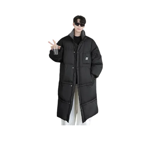 SOCKKEY Хлопковый пуховик унисекс черного цвета