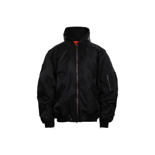 Balenciaga FW22 Куртки и Пальто Свободный крой Мужской Черный