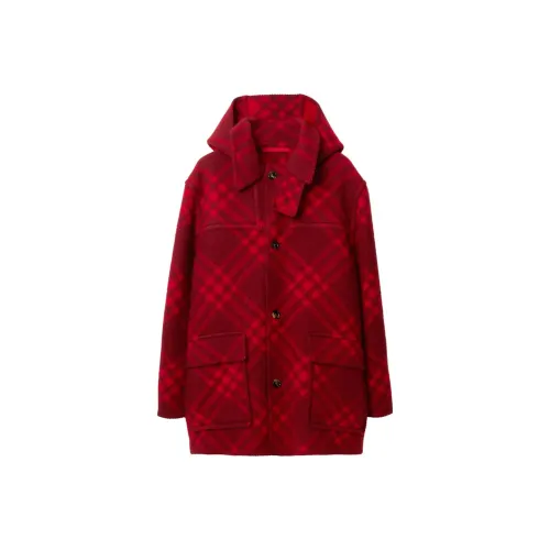 Burberry Red Men's Coat Burberry Красный Мужской Пальто