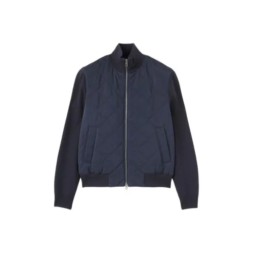 Loro Piana Темно-синие мужские куртки