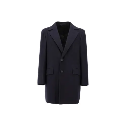 KITON Синий Мужской Пальто