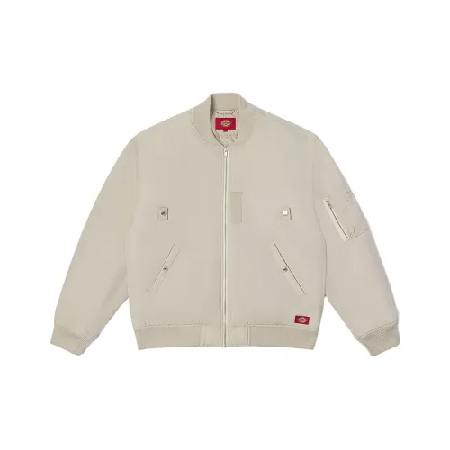 Dickies Хлопковый пуховик унисекс серого цвета