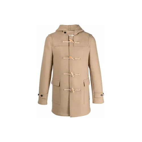 SAINT LAURENT Коричневое мужское пальто