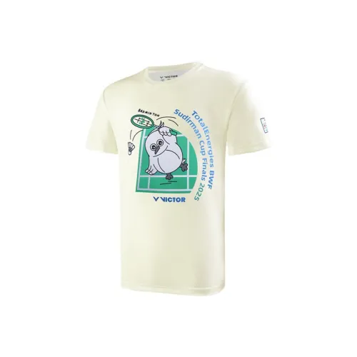 Victor Sudan Cup Collection T-Shirt Унисекс Теплый Белый