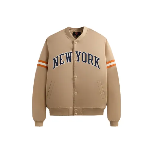 KITH x New York Knicks FW24 Куртка Мужская Светло-Коричневая