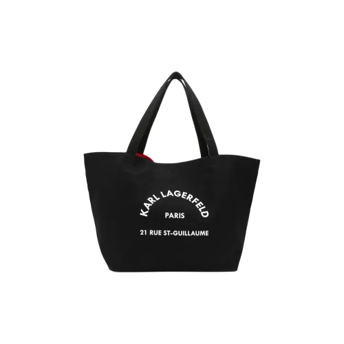 KARL LAGERFELD Хлопок Сумка Женская Черный Белый