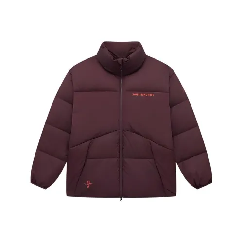 XTEP Basketball Collection Пуховик Мужской Темный Фасолево-красный