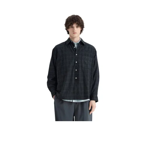 WILD LEADER Синий [CW5158545LBCS10] Мужская Рубашка